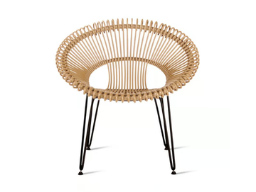 ROY - Garden wicker easy chair with armrests by Vincent Sheppard - view 2